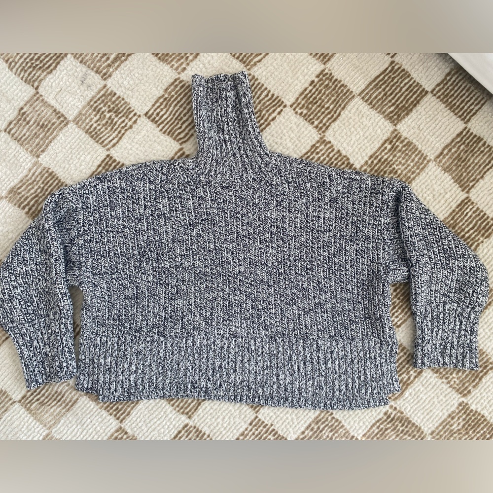 Madewell turtleneck sweater wide rib